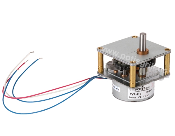 Potis Motorantrieb 2 U/min (50 Hz / 230 V) ohne Gehäuse